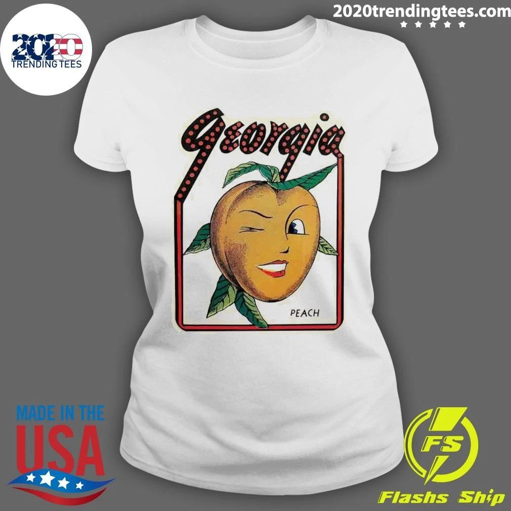 Georgia Peach State Savannah Macon Atlanta Augusta Vintage 1950’s Shirt