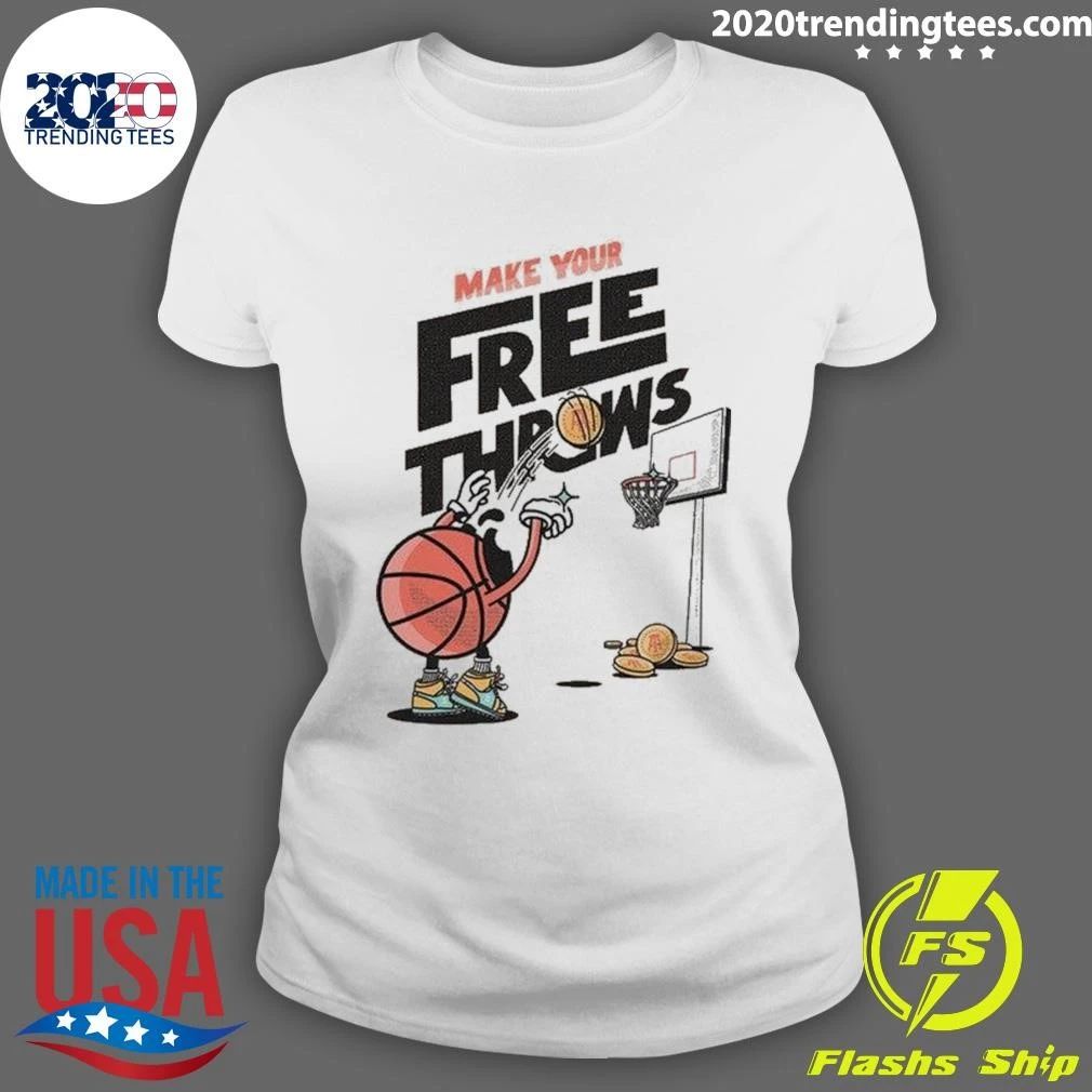 Make Your Free Throws Graphic Tee Shirt