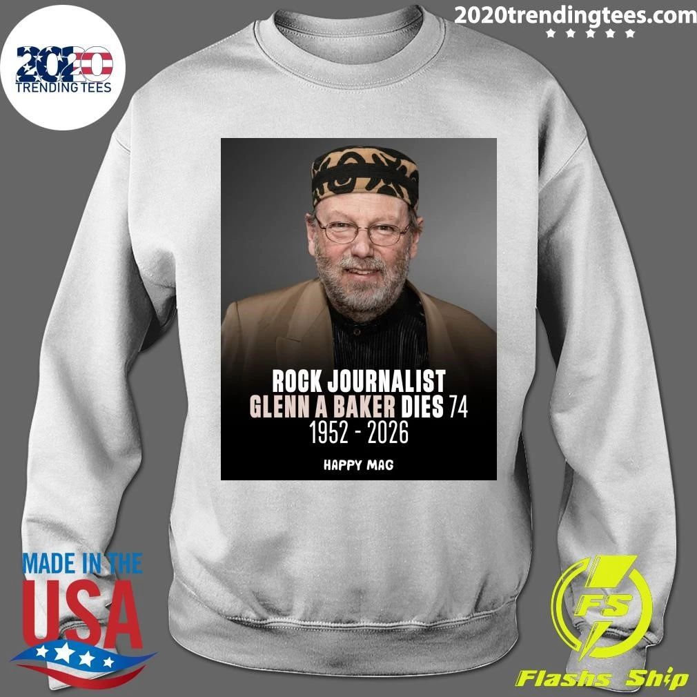Rock Journalist Glenn A Baker Dies 74 1952-2026 Shirt