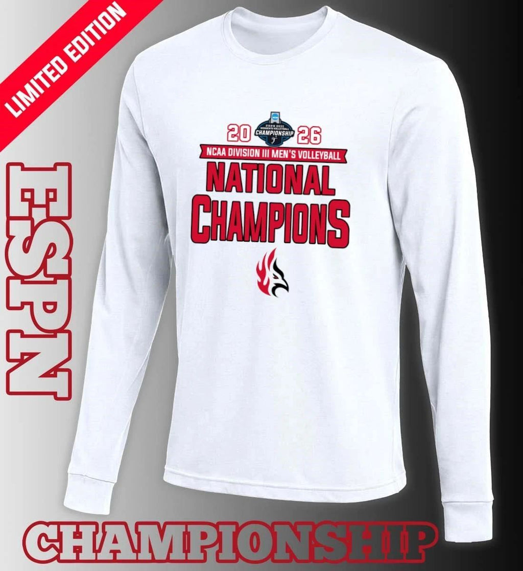 Carthage College Men’s Volleyball 2026 NCAA Division III National Champions T-Shirt