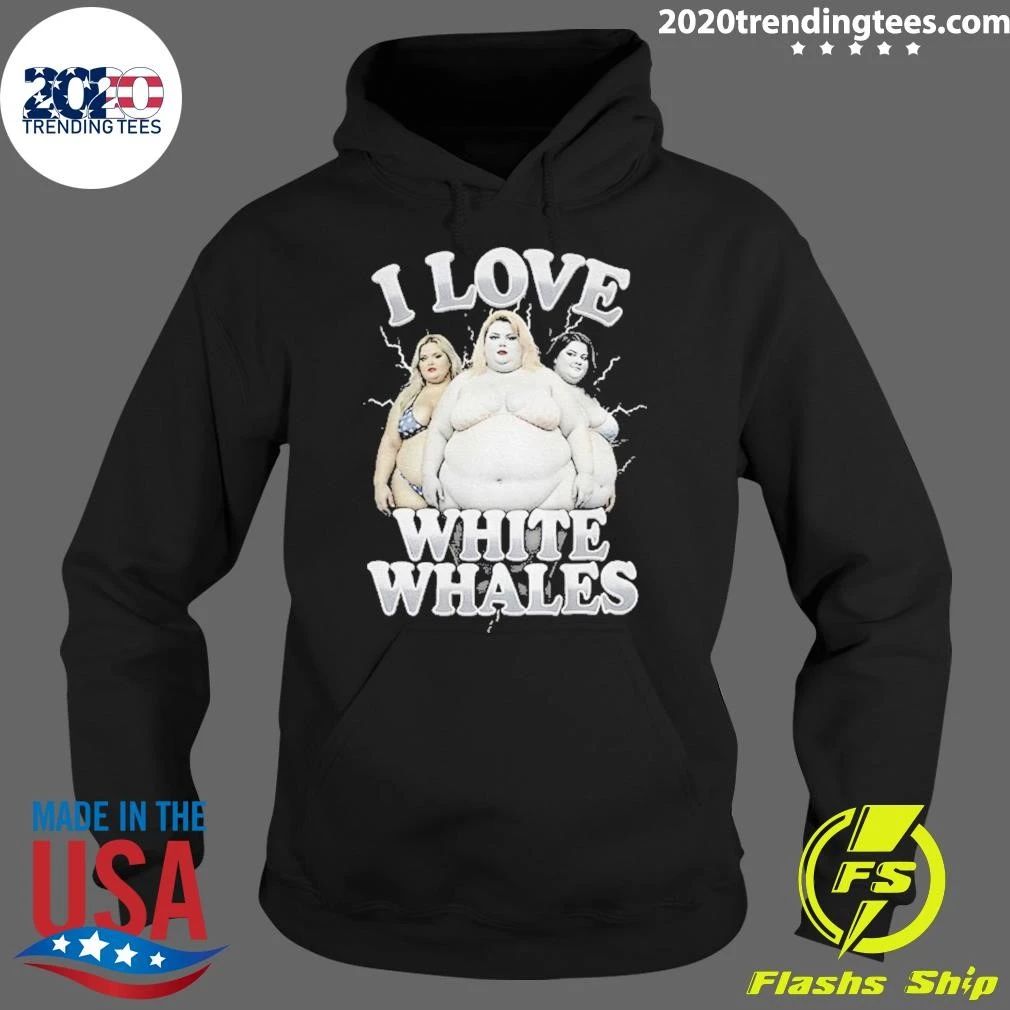 I Love White Whales Shirt
