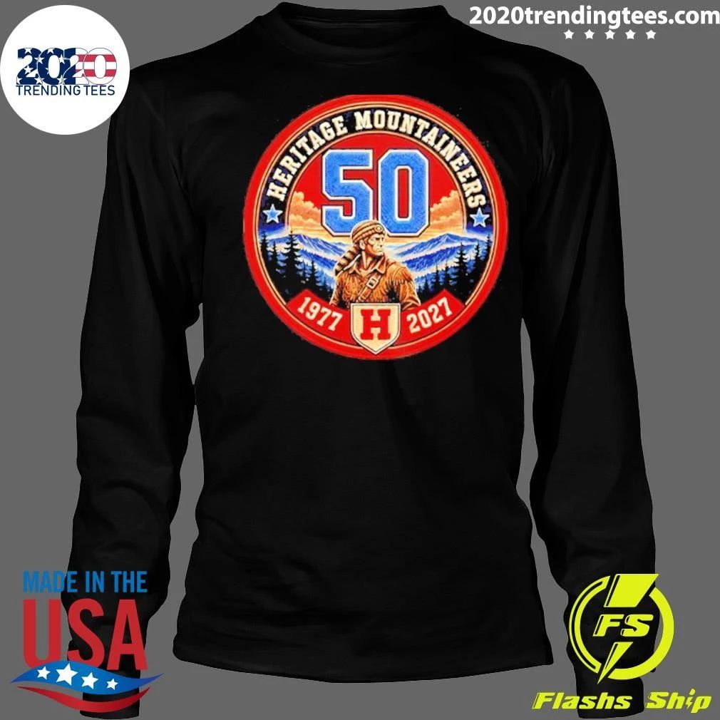 Heritage Mountaineers 50 1977 2027 Anniversary Shirt