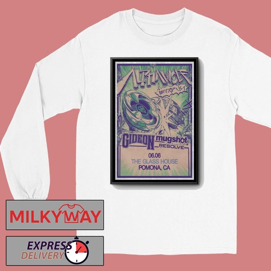 Alpha Wolf The Glass House in Pomona, CA June 6 2026 Poster Limited shirt