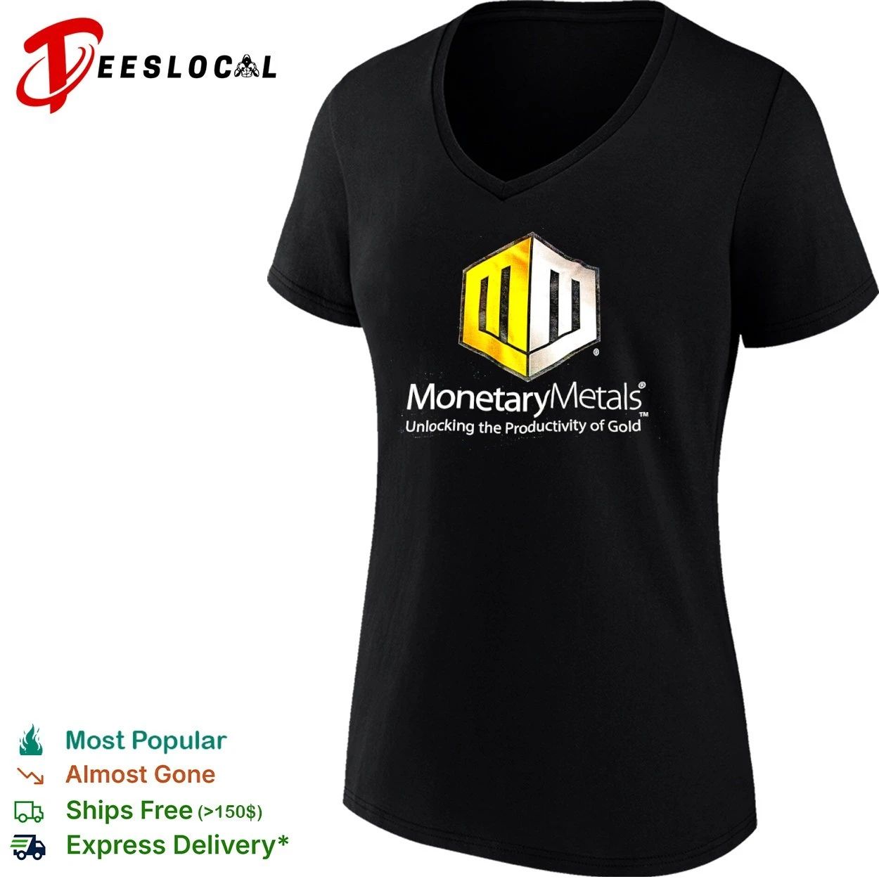 Monetary Metals Unlocking the Productivity of Gold T-shirt