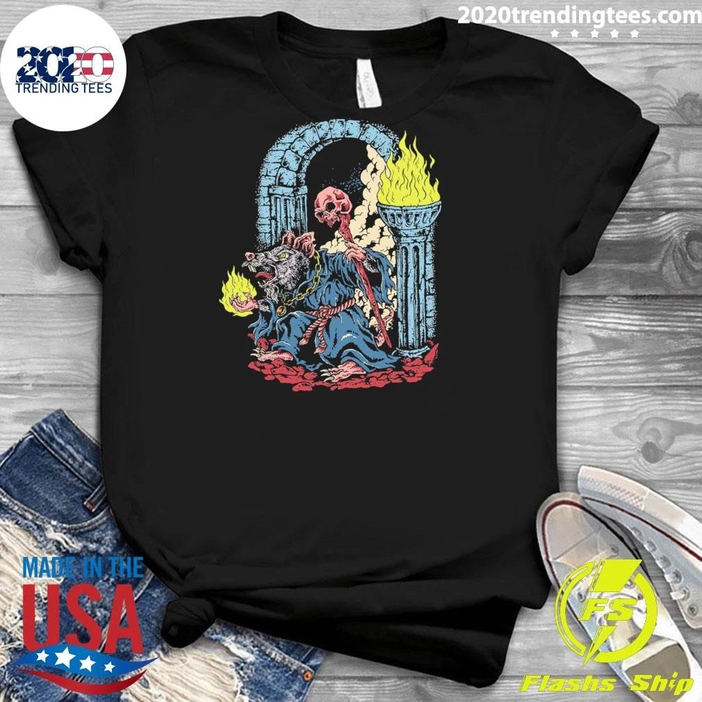 Skull Rat Mage Wargaming Shirt