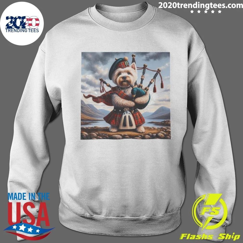 Scottish West Highland Terrier Scotland Dog Shirt