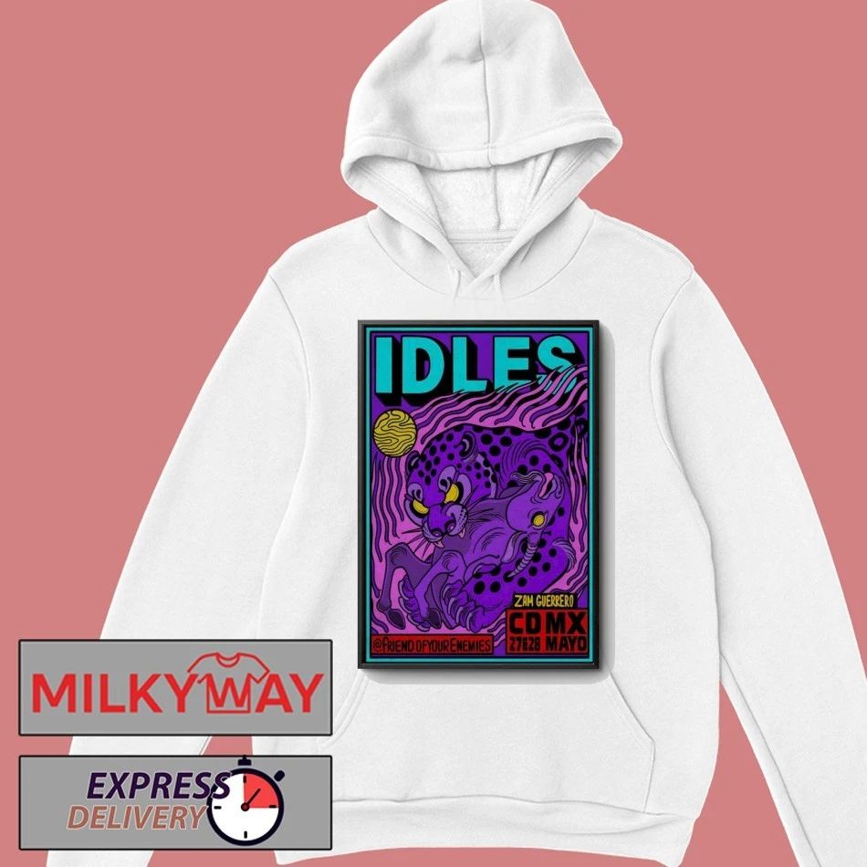 LIMITED Poster Idles Mexico Tour May 27 & 28 2026 shirt