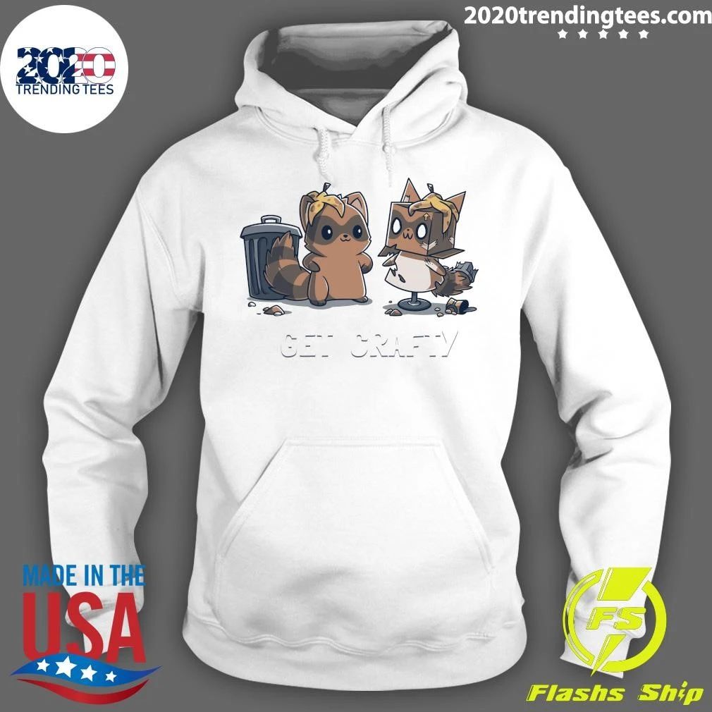 Get Crafty Raccoon Tee Shirt