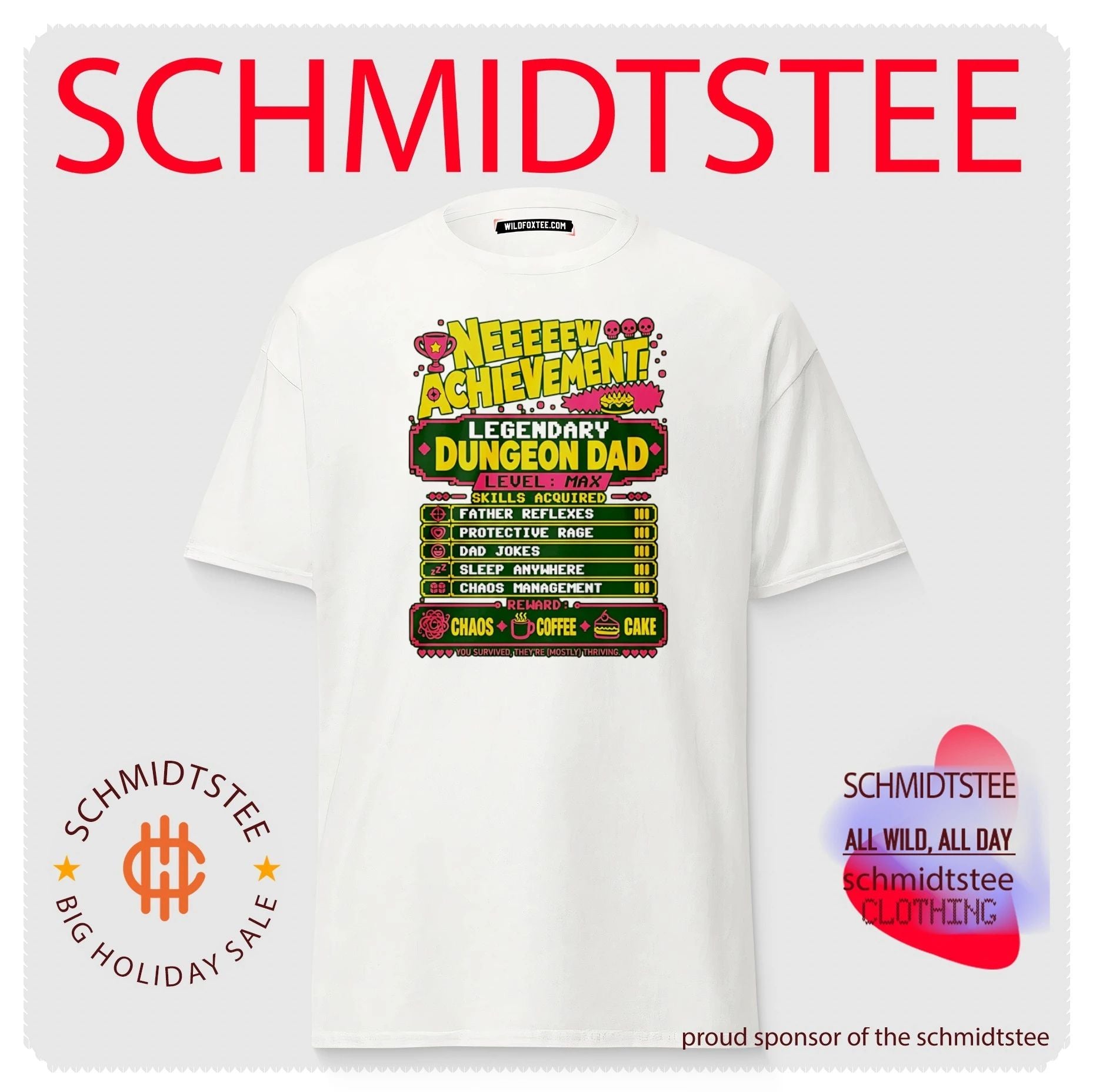 Legendary Dungeon Dad New Achievement Fathers Day Shirt