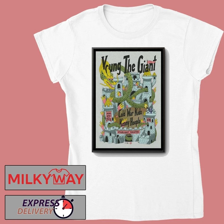 Young The Giant Kansas City MO Tour On Aug 2 2026 Poster shirt