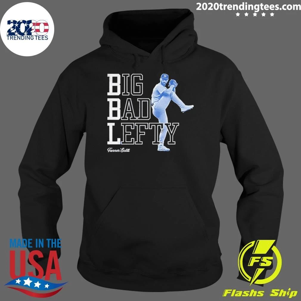 Miguel Rojas Wearing Tanner Scott Big Bad Lefty Shirt
