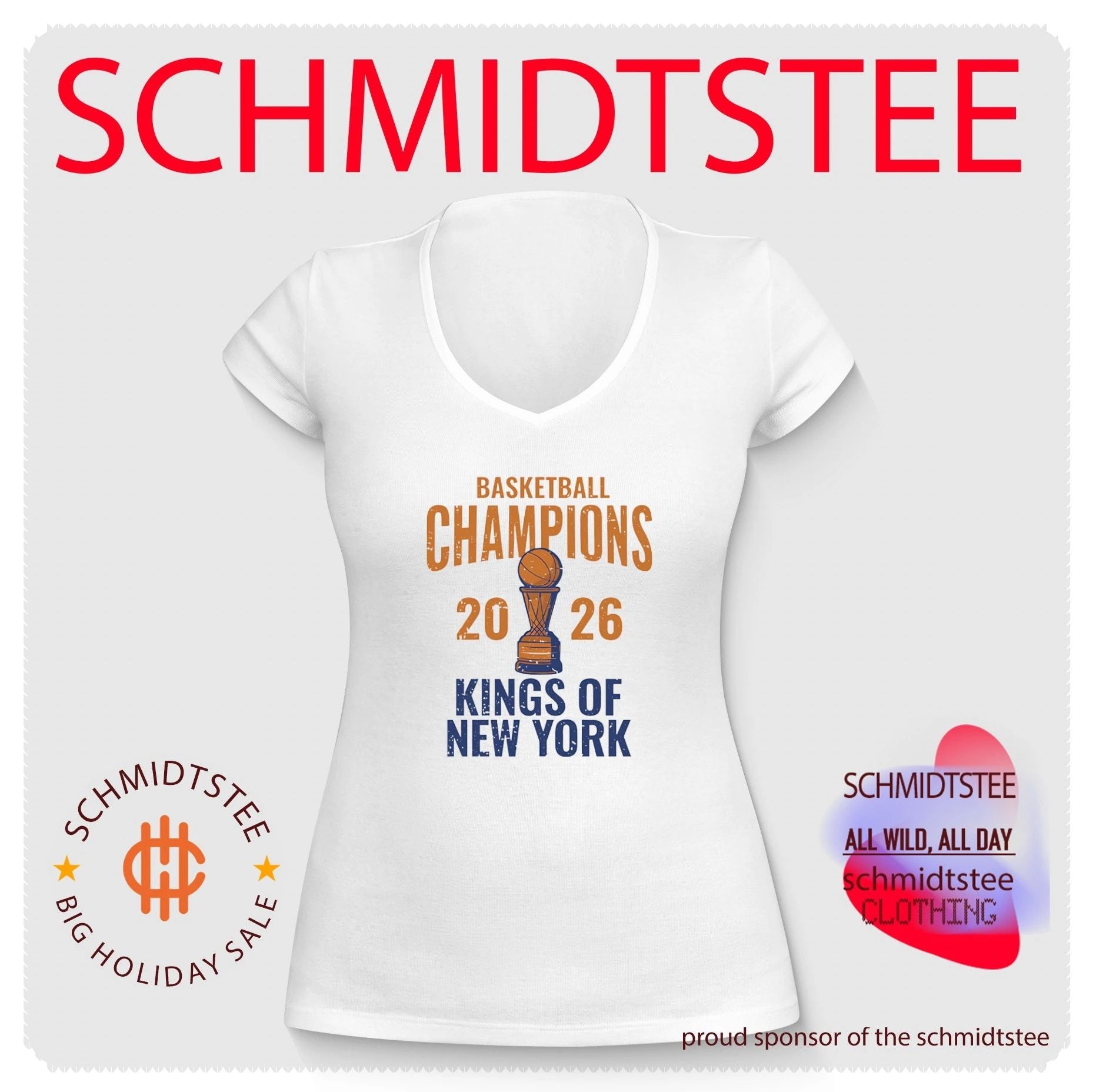 New York Hoops Champions 2026 Basketball shirt