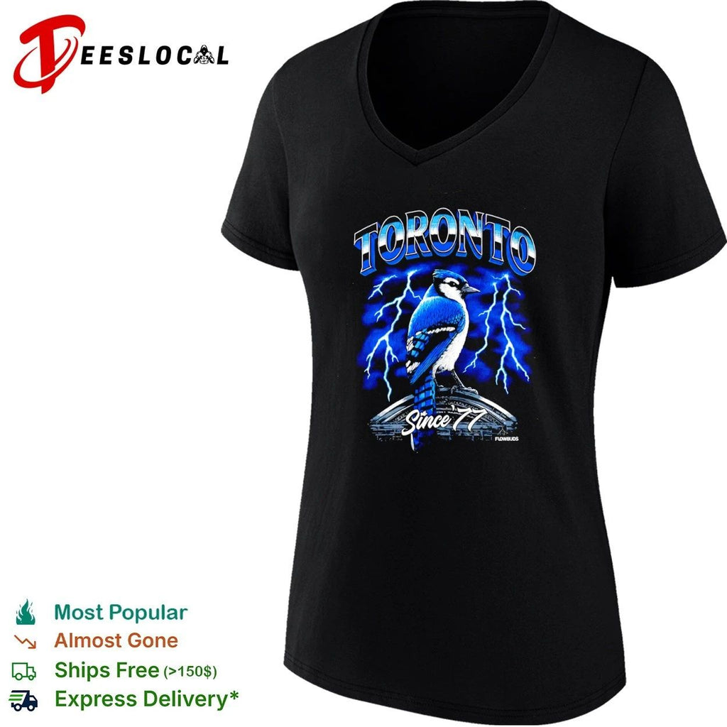 Toronto Blue Jays Since 77 Lightning Bird T-shirt
