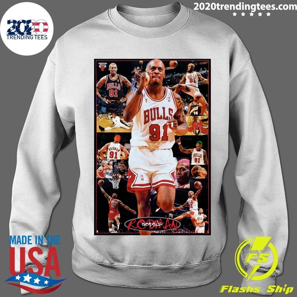 Dennis Rodman Chicago Star Chicago Bulls NBA Shirt