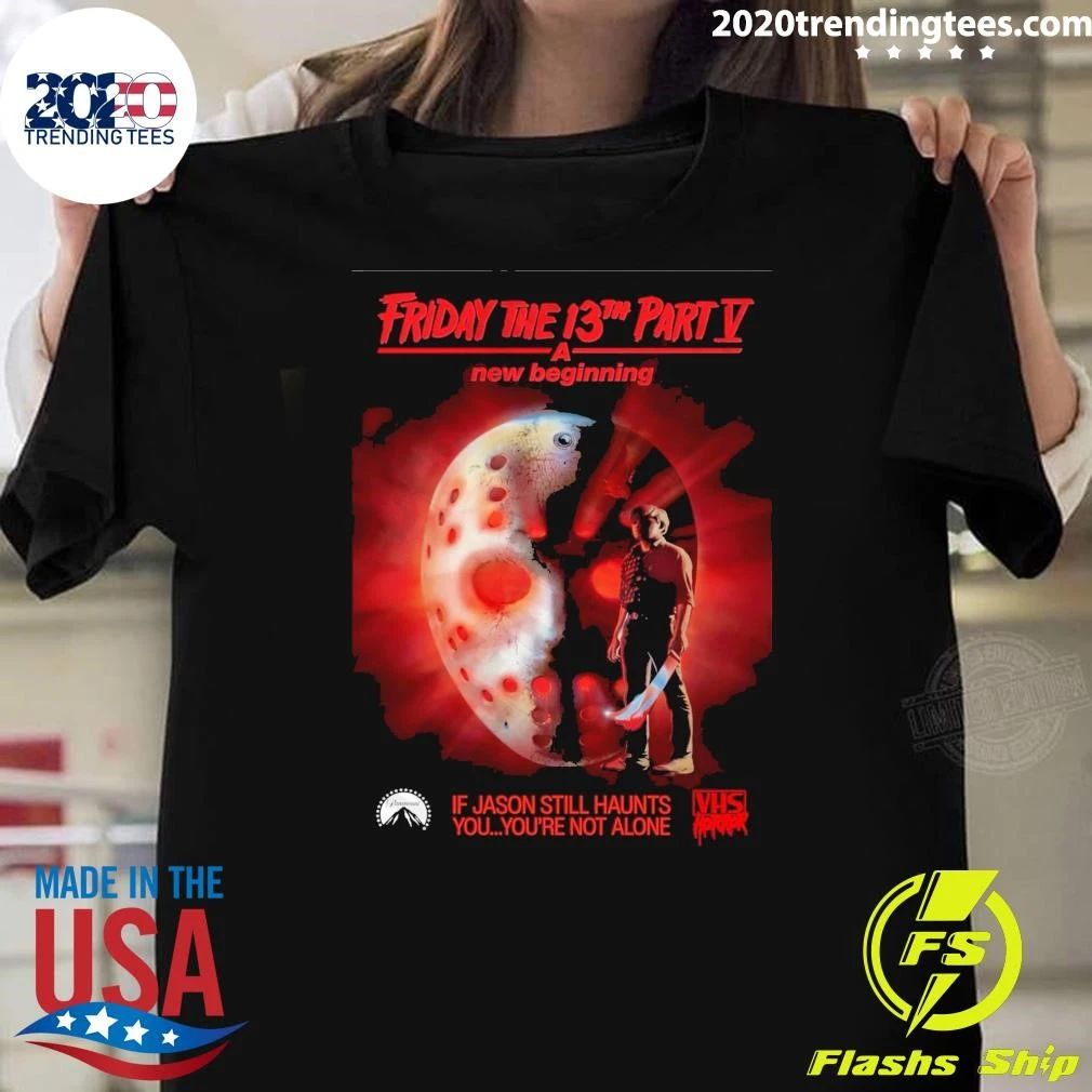 Jason Voorhees Friday The 13th Part 5 Poster Video library poster replica 80s Horror Shirt