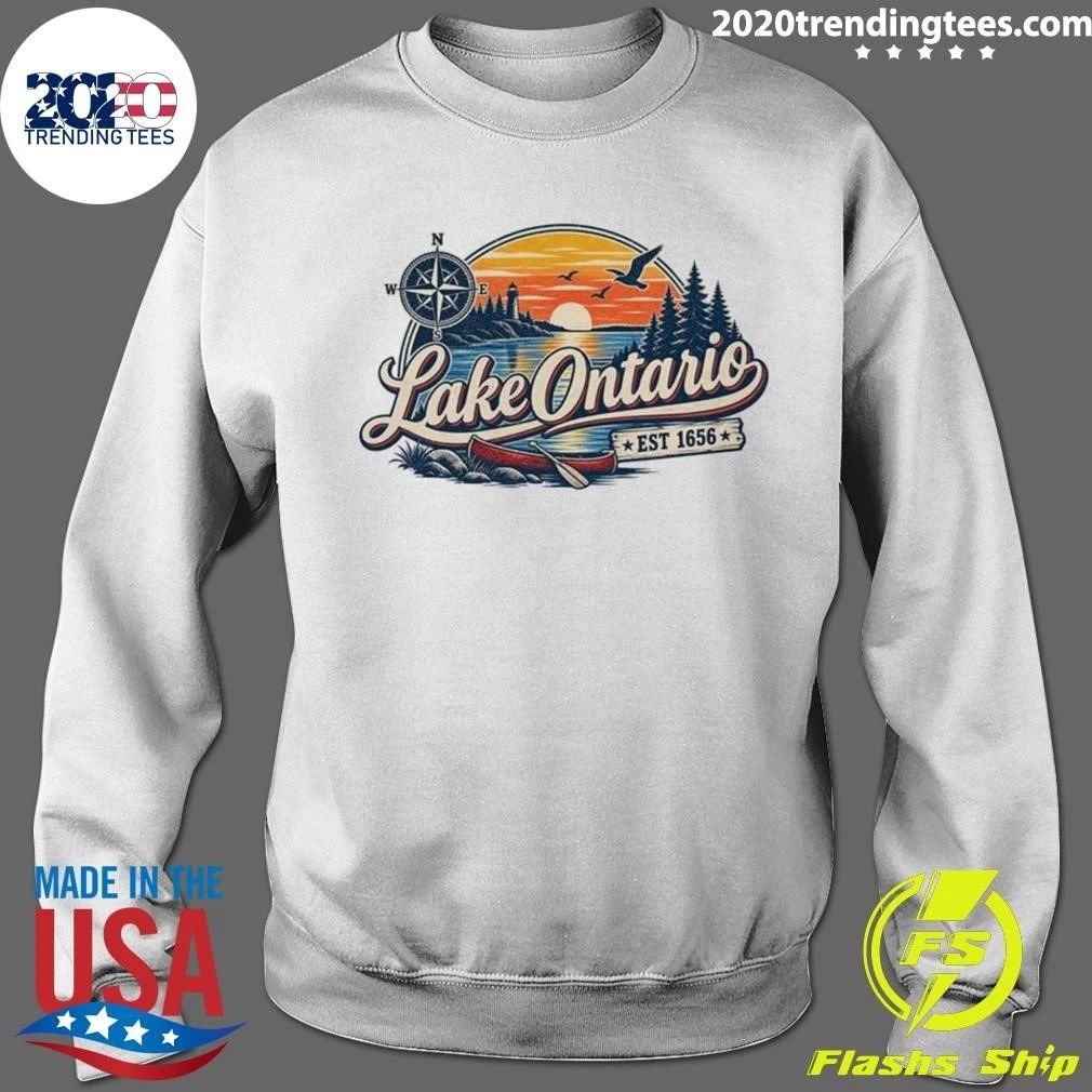 Lake Ontario Quiet Activism Anti Trump Est 1656 Shirt