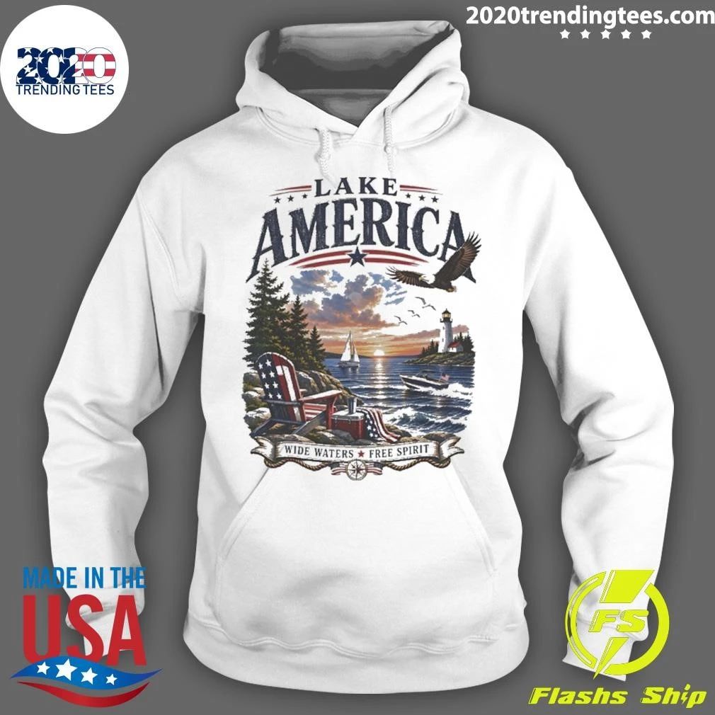 Lake America Wide Waters Free Spirit Shirt