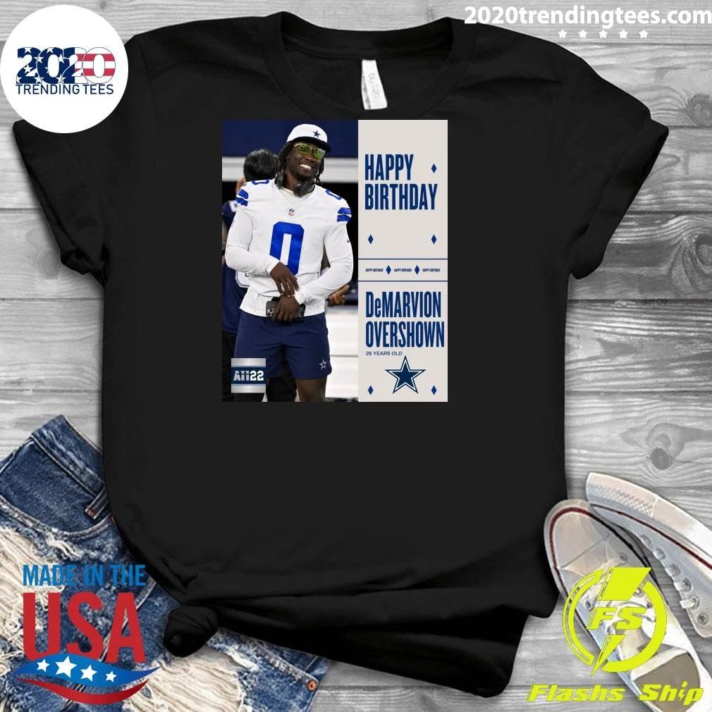 Happy 26th Birthday to Cowboys linebacker DeMarvion Overshown Shirt