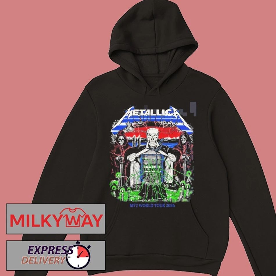 Metallica M72 Zurich 2026 Venue Merch Tee For Zurich Switzerland At Letzigrund Stadion On May 27 2026 Two Sided T-Shirt