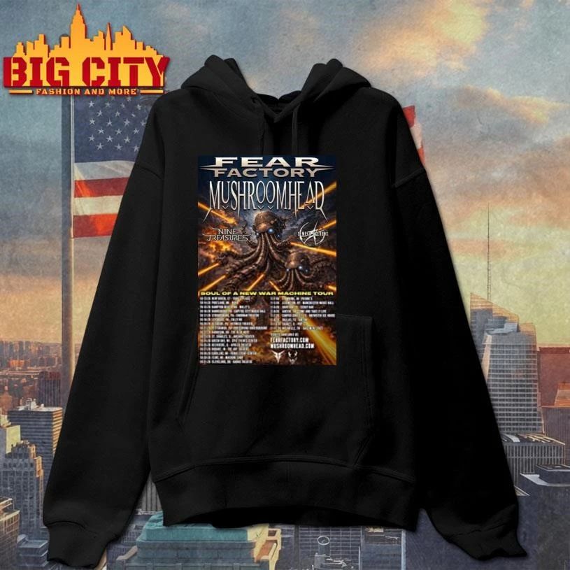 Fear Factory And Mushroomhead Soul Of A New War Machine Tour 2026 Poster Shirt