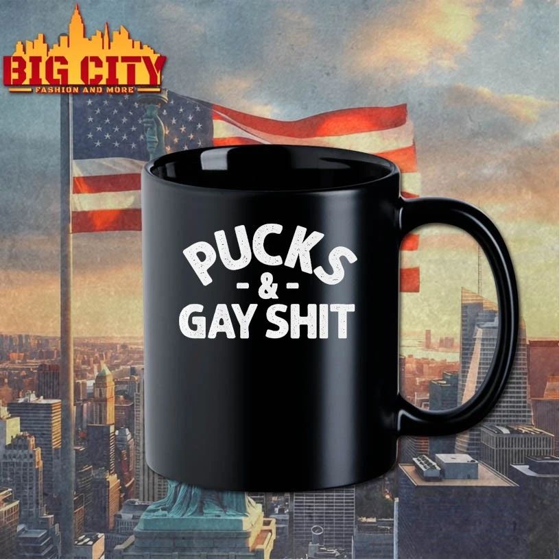 Sarah Spain Pucks & Gay Shit t-shirt