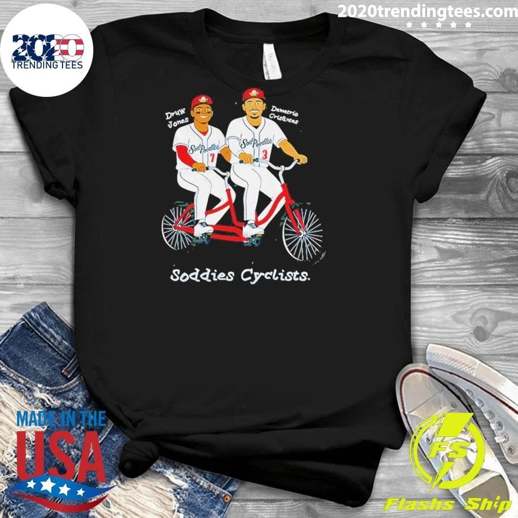 Druw Jones And Demetrio Crisantes Soddies Cyclists Shirt
