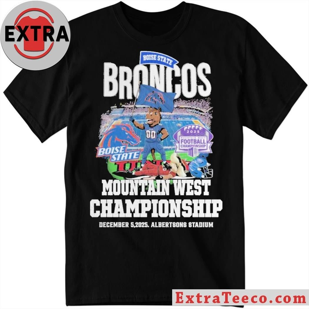 Boise State Broncos Mountain West Conference Championship December 5 2025 Albertsons Stadium Beat UNLV Shirt
