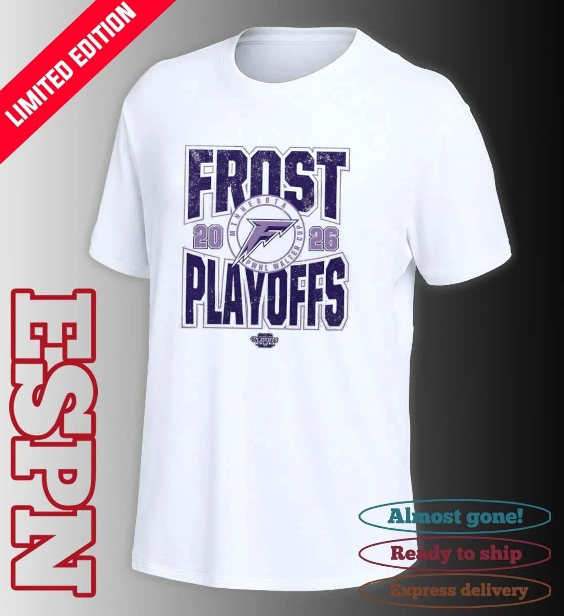 Minnesota Frost 2026 PWHL Walter Cup Playoffs Shirt