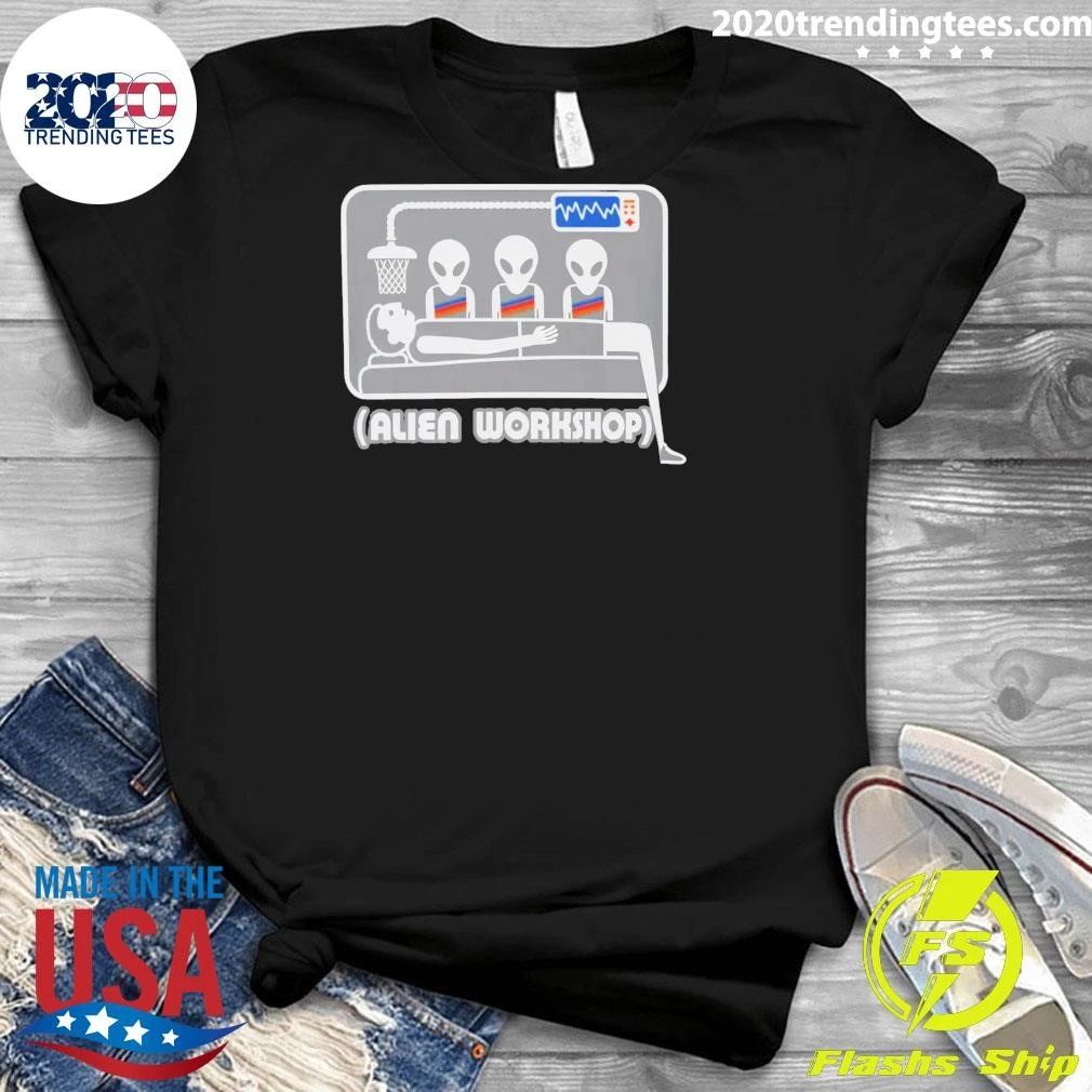 Spurs Wemby Alien Workshop Shirt