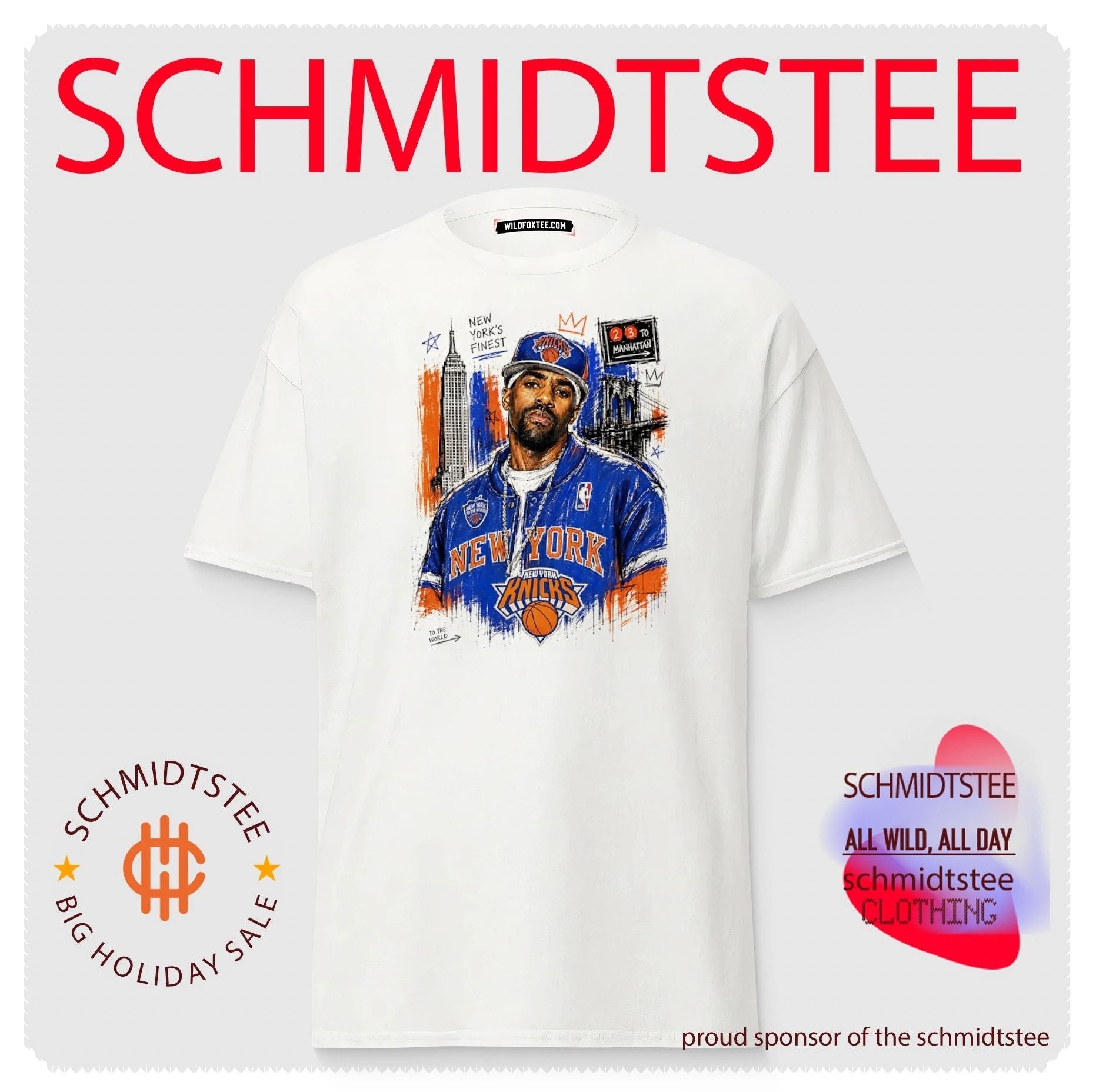 New York Knicks digital art retro shirt