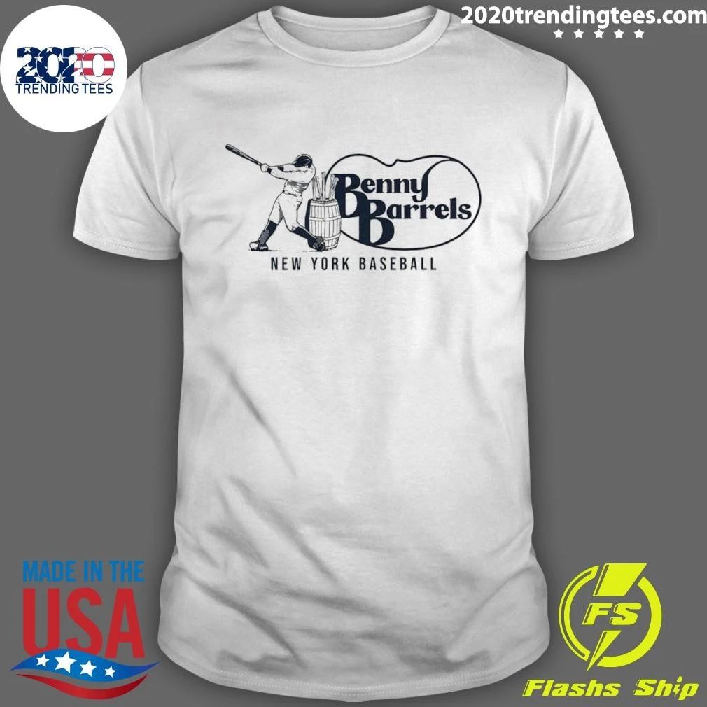 New York Baseball Ben Rice Benny Barrels Shirt