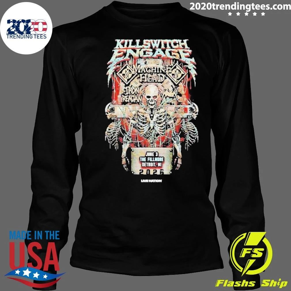 Killswitch Engage The Fillmore In Detroit, Mi June 03 2026 Poster Shirt