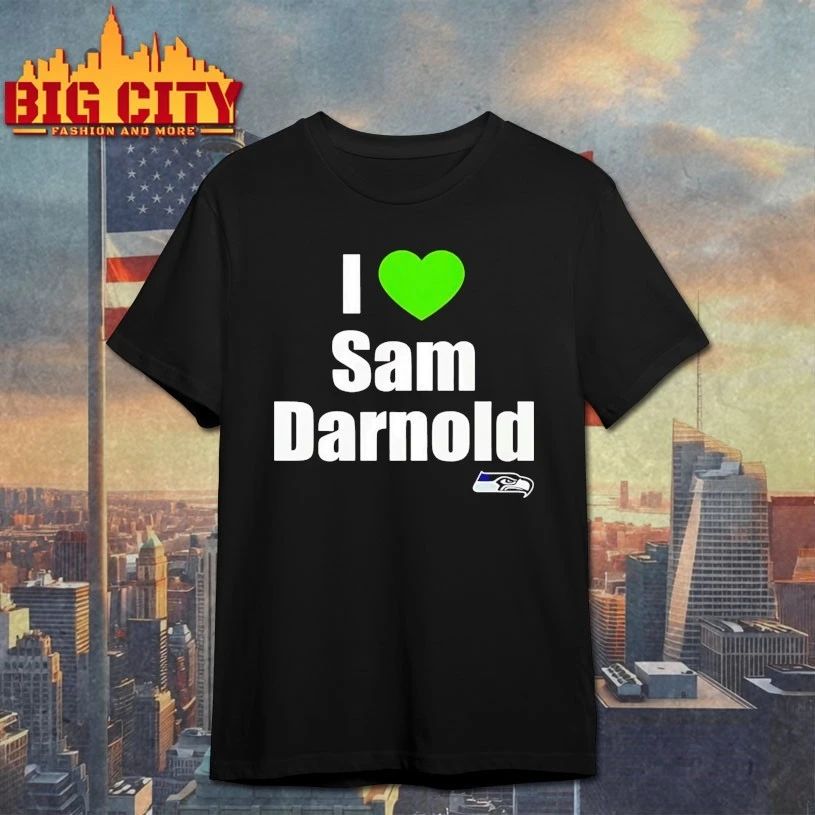 Cooper Kupp I Love Sam Darnold Seahawks T-Shirt