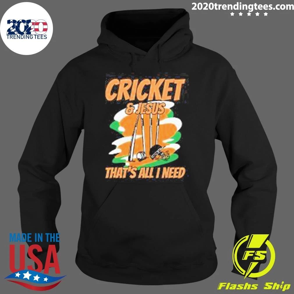 Cricket & Jesus That’s All I Need Design Shirt