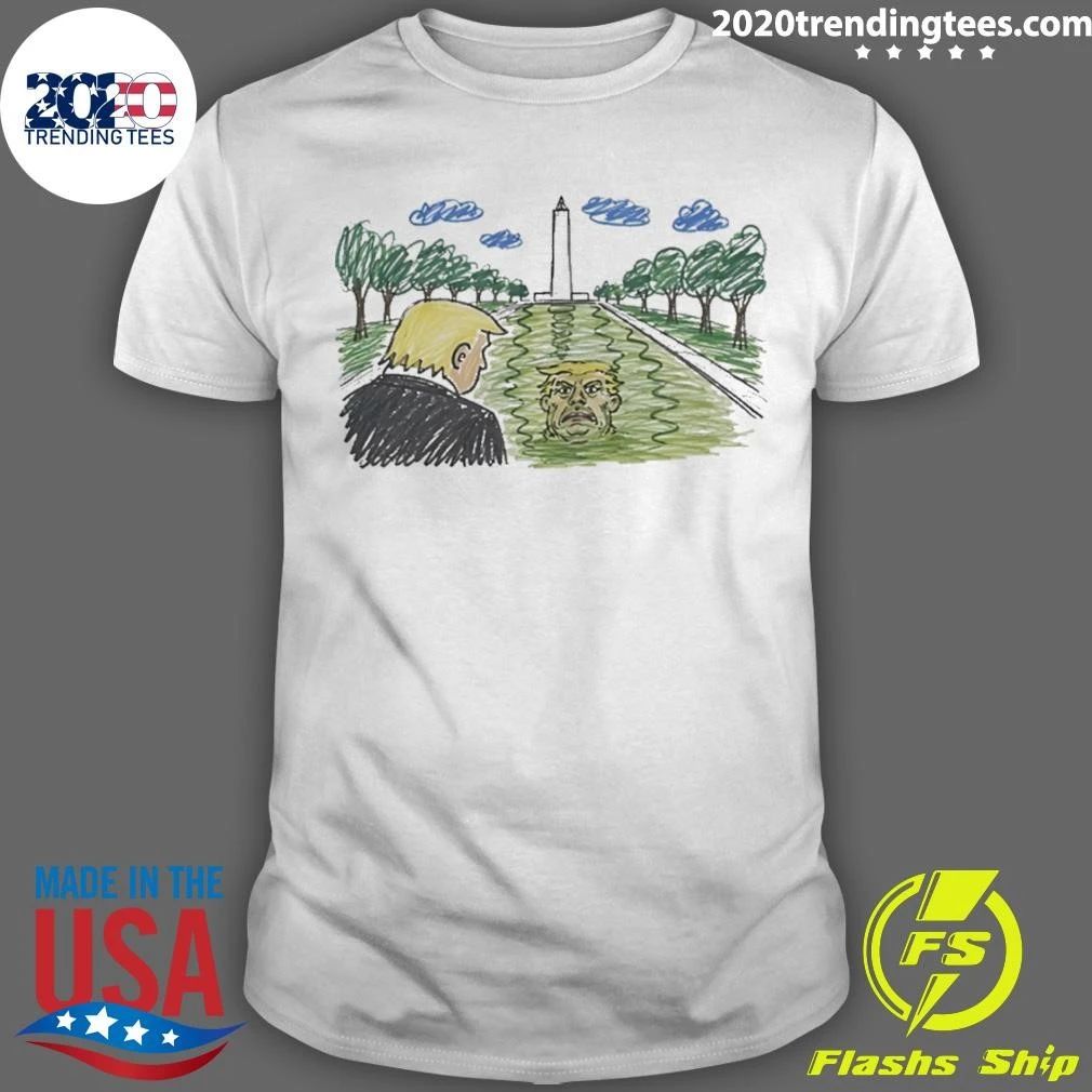 Reflecting Fool Donald Trump Washington Monument Shirt