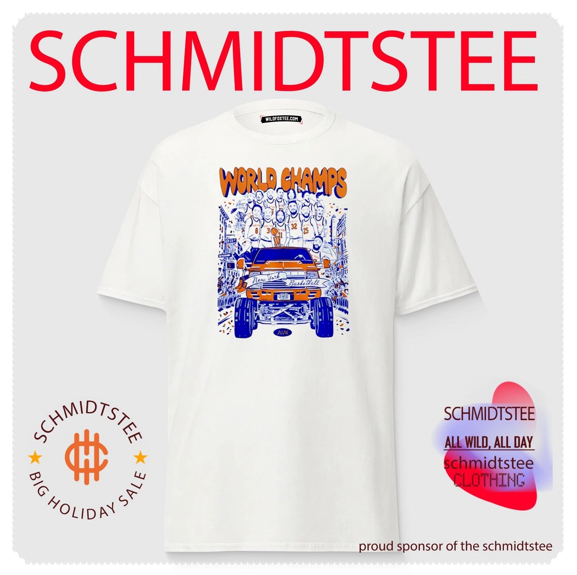 New York Knicks 2026 World Champs Basketball shirt