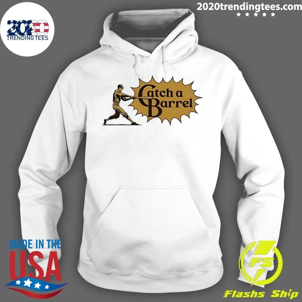 Catch a Barrel Baseball Slugger Swing Shirt