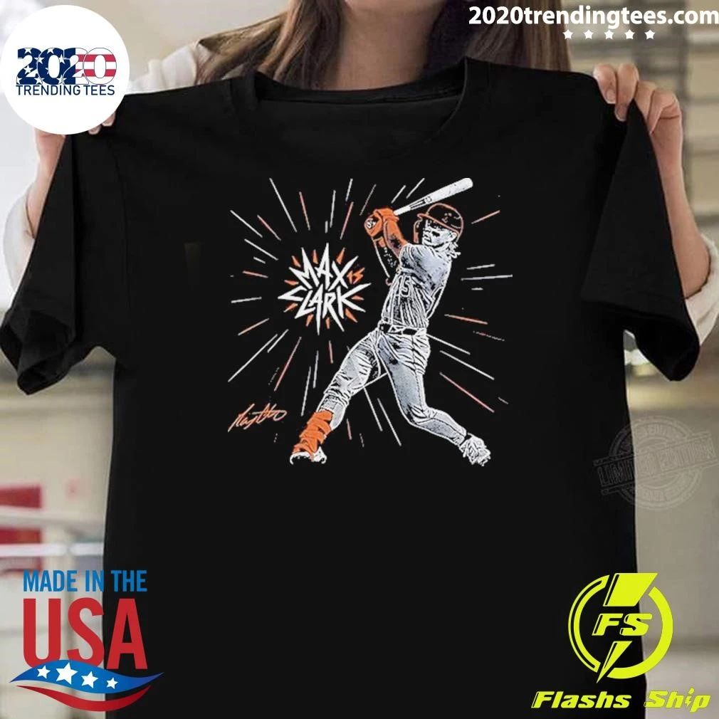 Max Clark Spark Detroit Baseball Signature Shirt
