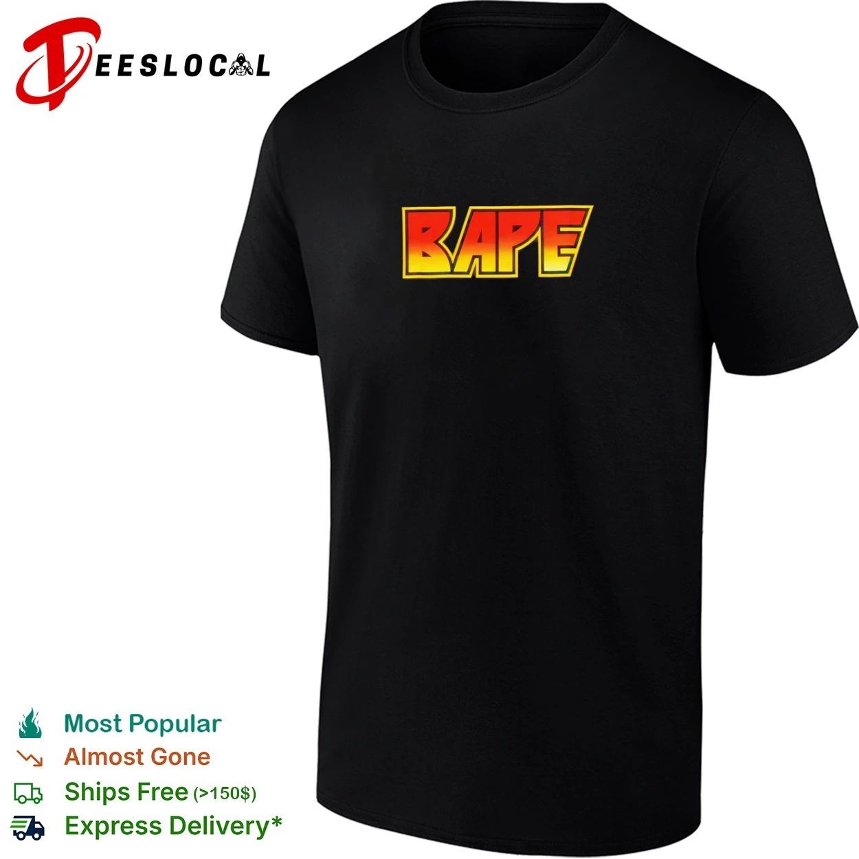 Bape A Bathing Ape Streetwear Nigo Logo T-shirt