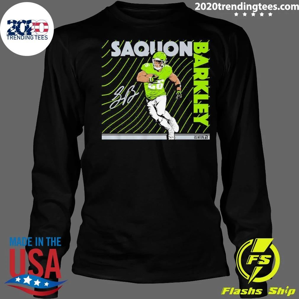Saquon Barkley Neon Nights Signature Shirt