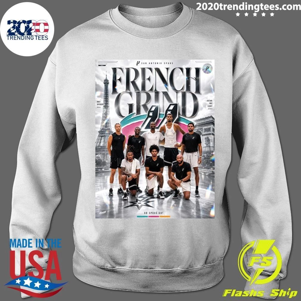San Antonio Spurs French Grind Go Spurs Go 2026 NBA Finals Championship Shirt