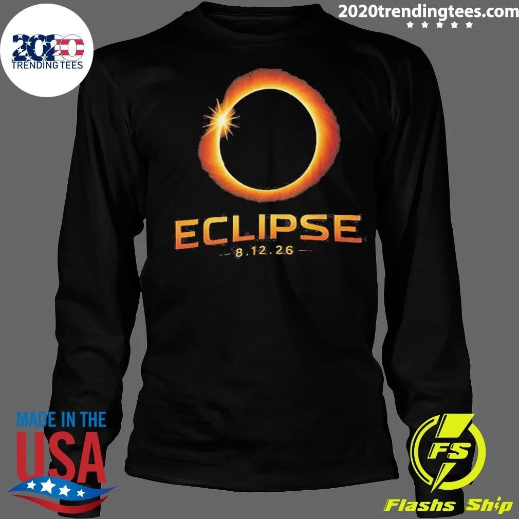 Solar Eclipse 2026 Total Solar Eclipse August 12 Shirt