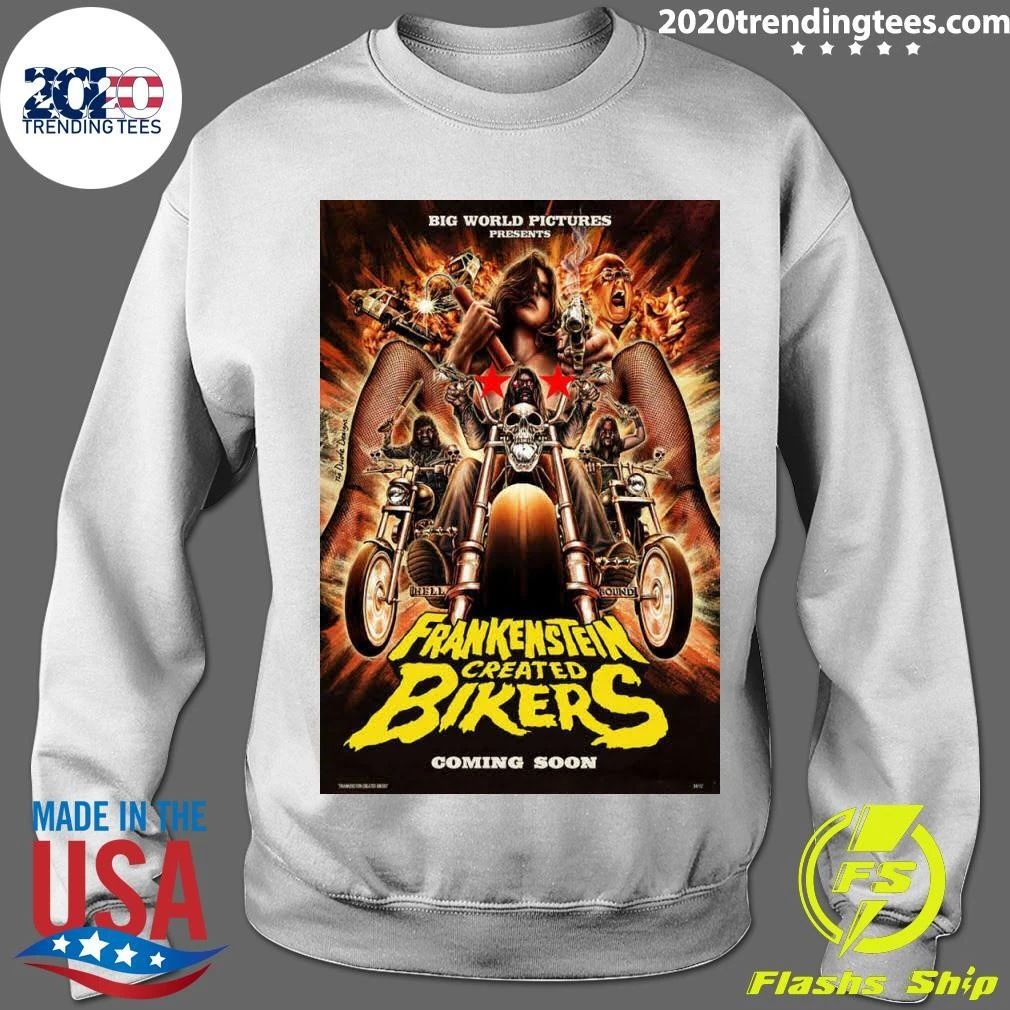 Frankenstein Created Bikers Movie Shirt