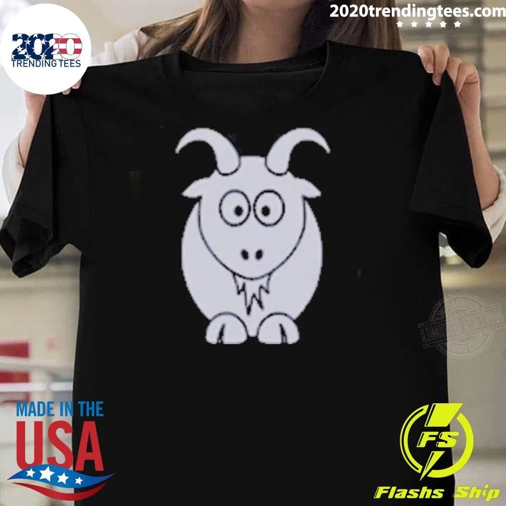 Cartoon Goat Tee Shirt