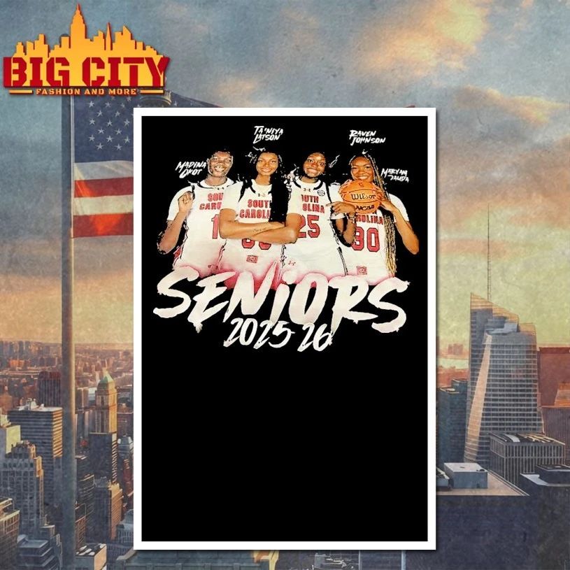 Seniors 2025-2026 South Carolina Women’s Basketball T-shirt