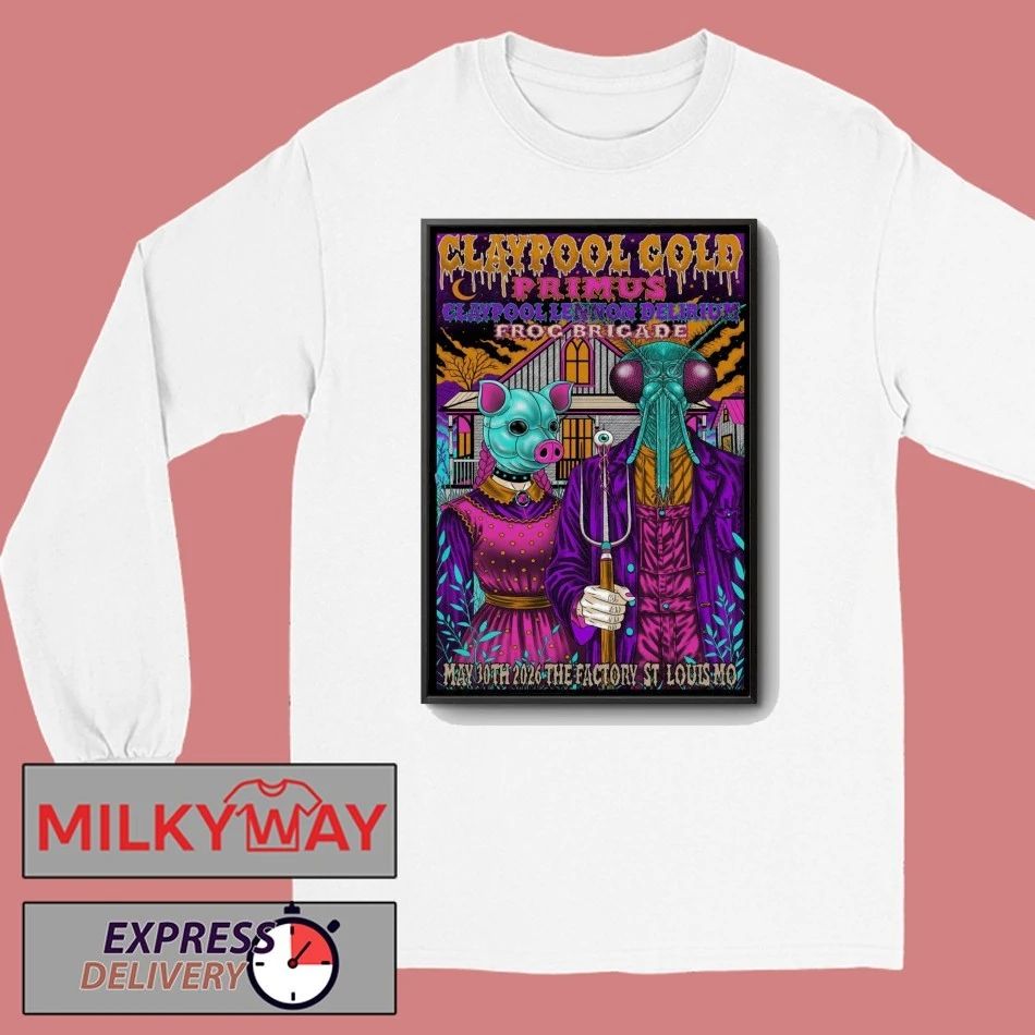 Primus Chesterfield Tour On May 30 2026 Poster shirt