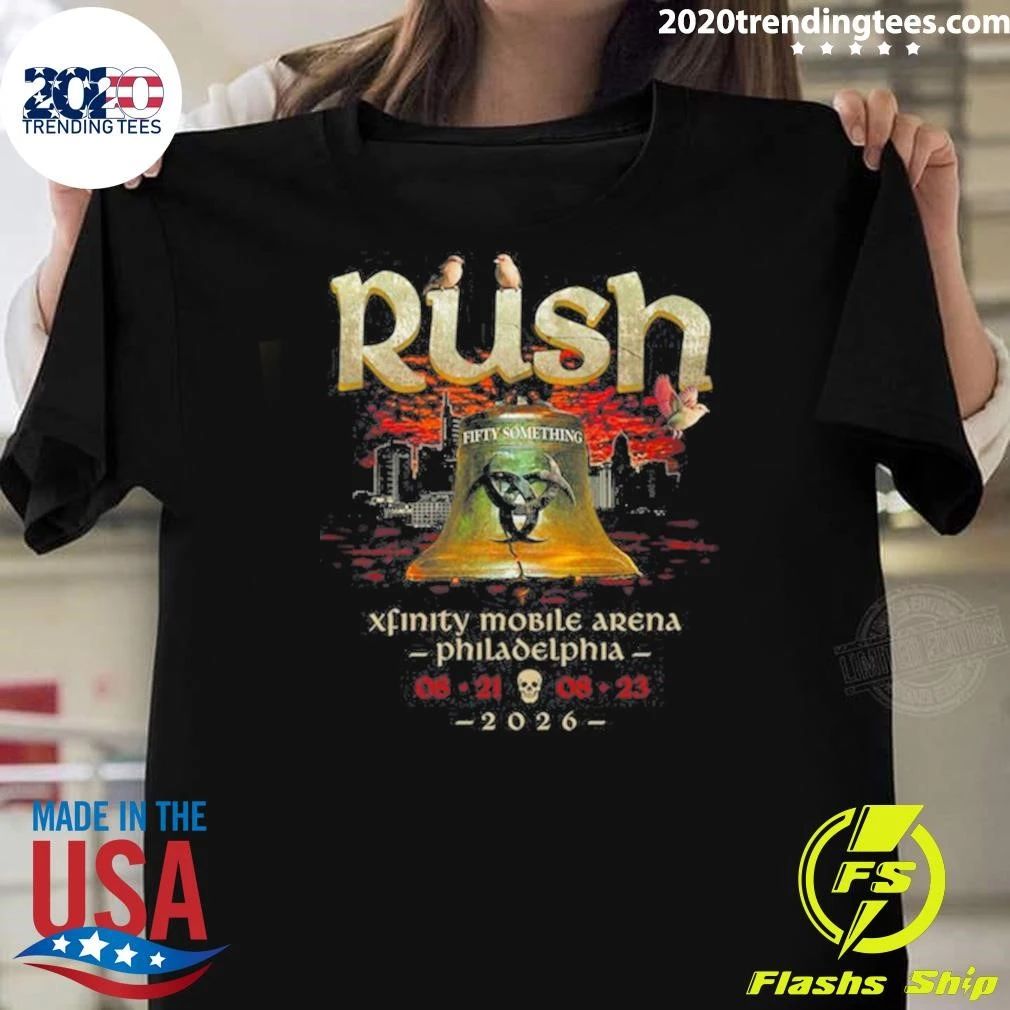 Rush Xfinity Mobile Arena Philadelphia August 21 & 23 2026 Shirt