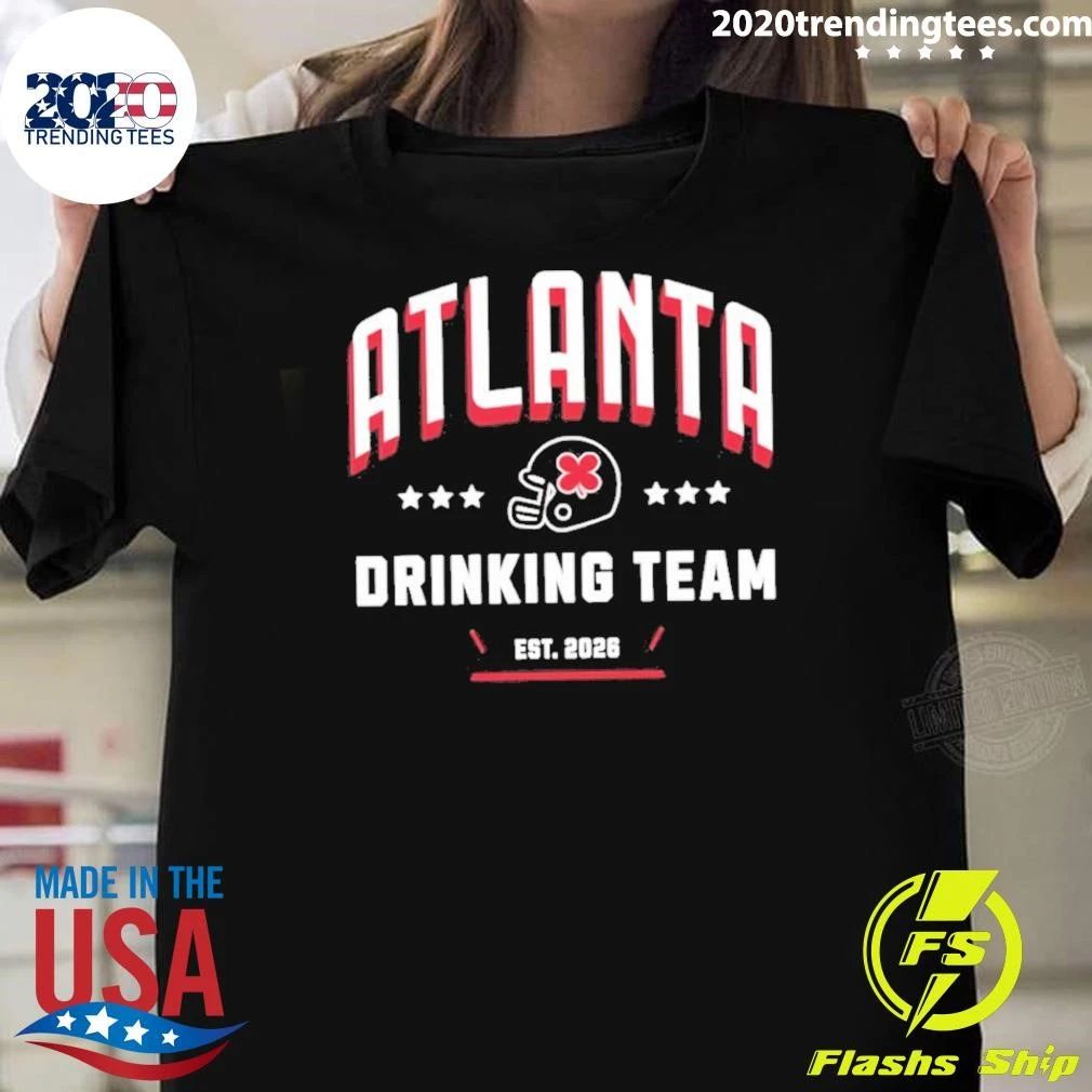 Atlanta Falcons Drinking Team Est 2026 Football Shirt