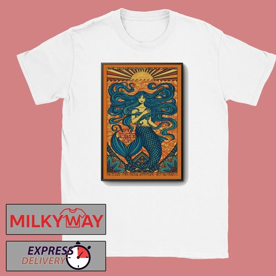 Dave Matthews Band May 29 2026 iTHINK Financial Amphitheatre In West Palm Beach FL Poster shirt