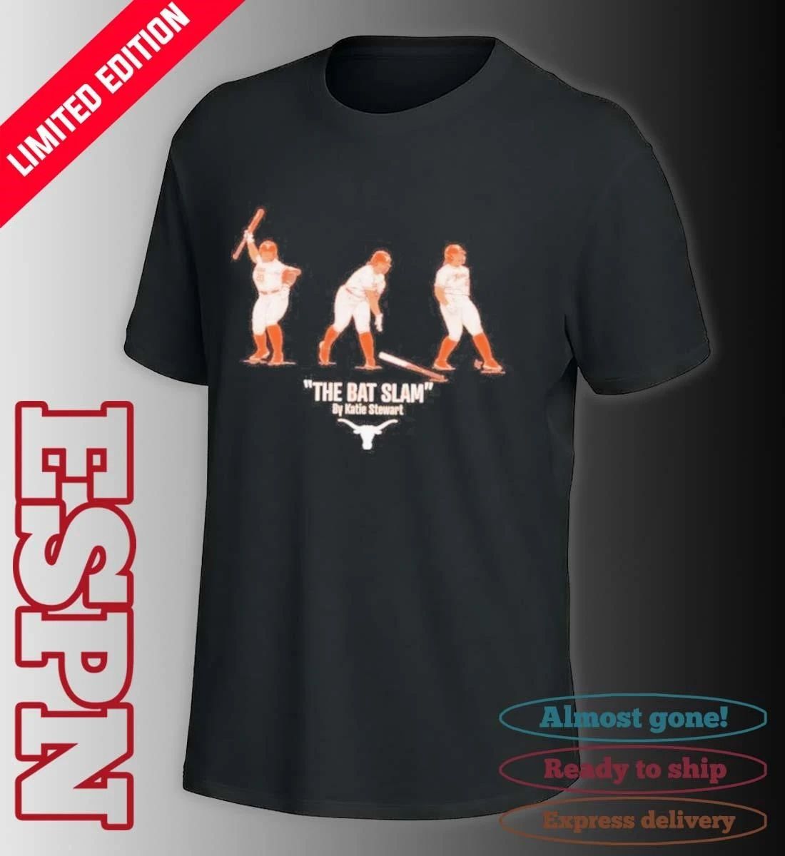 Texas Longhorns Softball Katie Stewart The Bat Slam Shirt
